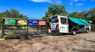 Ecobus é equipado com estrutura para educação ambiental itinerante